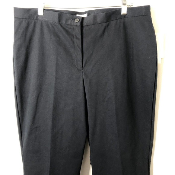 Liz Claiborne NWT Women's Navy Blue Tabitha Dress Pants w/Stretch Size 16 - Picture 2 of 9